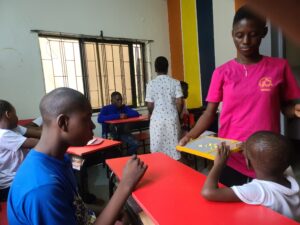 our special educationist working with our learners